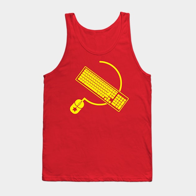 teleworkers of the world REVOLUTION! Tank Top by LuksTEES